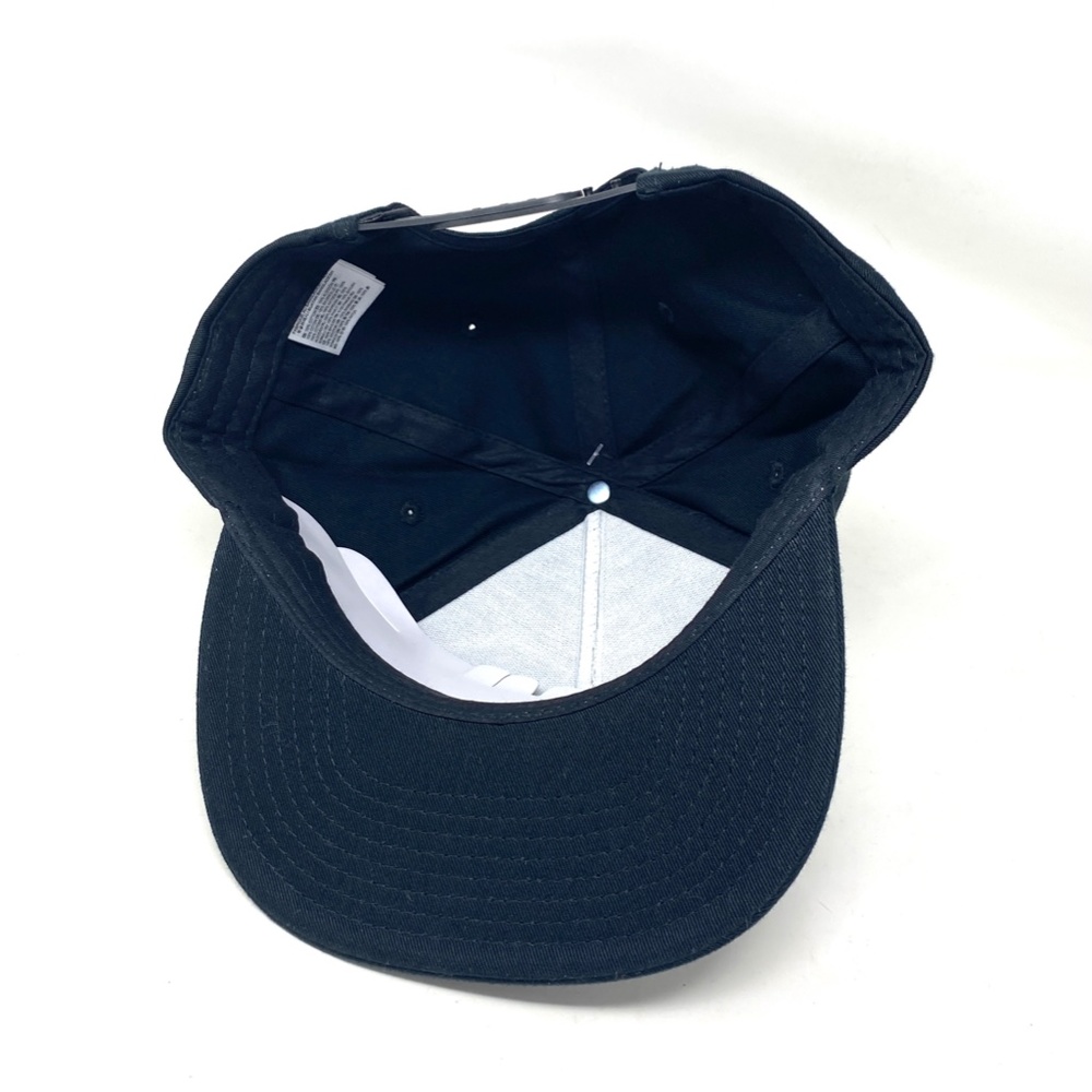 VANS Men’s Checkered Side Snapback Hat Cotton Black VN0A3I7AbLK - Picture 4 of 6